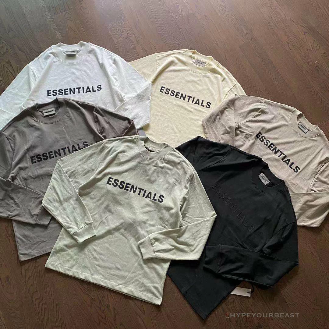 FOG ‘ESSENTIALS’ Long Sleeve Shirt Grey Shirts