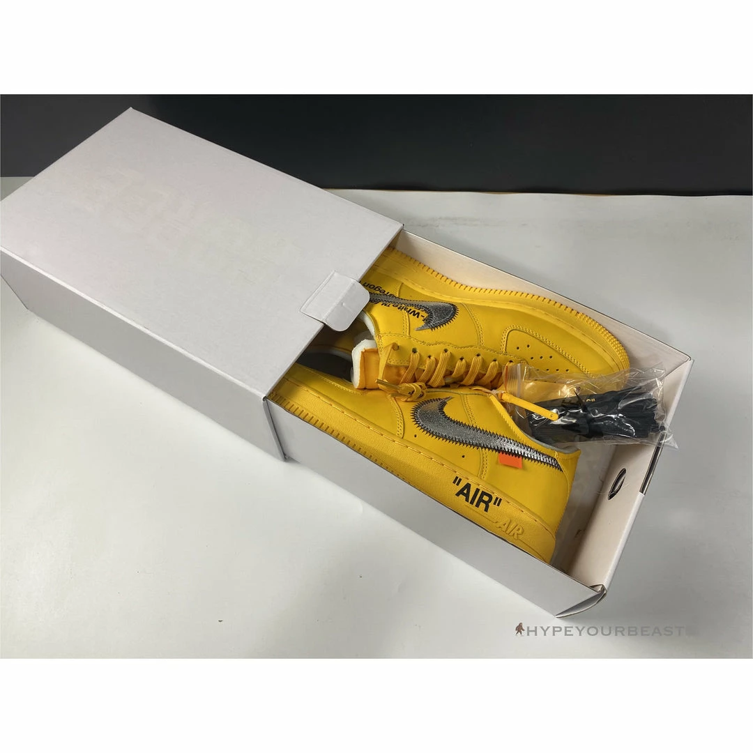 HypeYourBeast Off White X Air Force 1 Low ‘Yellow’
