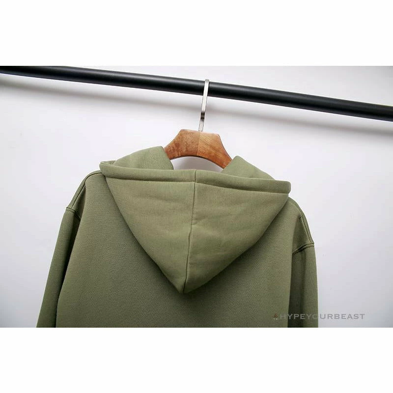 BAPE X Bathing Ape Head Hoodie ‘ARMY GREEN’