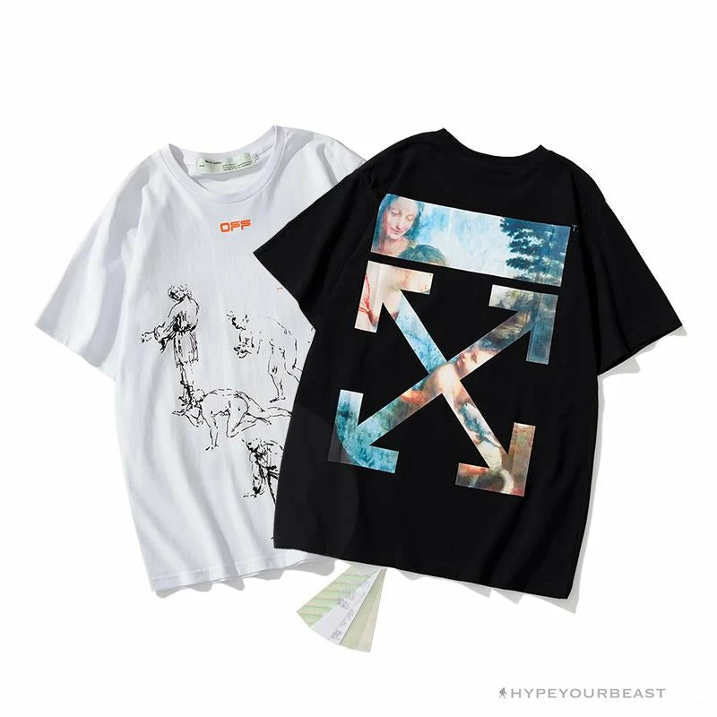 OFF-WHITE The Virgin And Child With Saint Anne Tee Shirt ‘WHITE’ T-Shirts