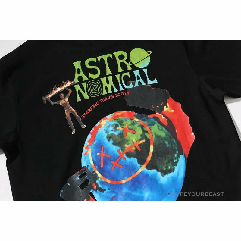 OFF-WHITE Travis Scott Cactus Jack Kakty Comek Tee Shirt ‘BLACK’