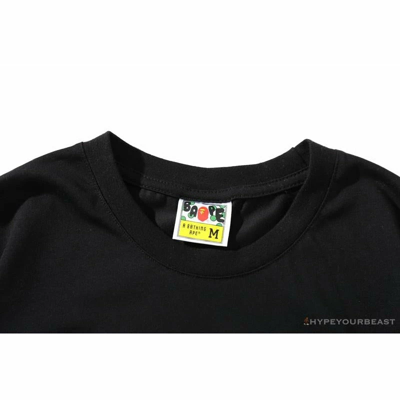BAPE Violent Bear Color Stitching Tee Shirt ‘BLACK’