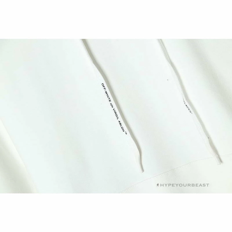 HypeYourBeast Off White Hoodie Skull White Hoodies & Jackets