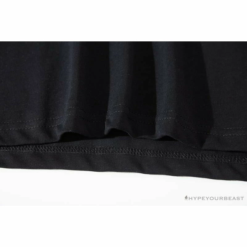 Clothes BAPE Baby Shark Red Shark Tee Shirt ‘BLACK’