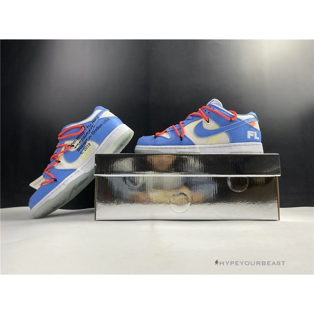 Futura X Off-White X Nike Dunk Low Blue