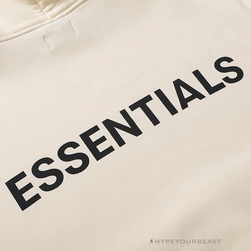 HypeYourBeast Hoodies & Jackets FOG Hoodie Reflective ‘ESSENTIALS’ Beige