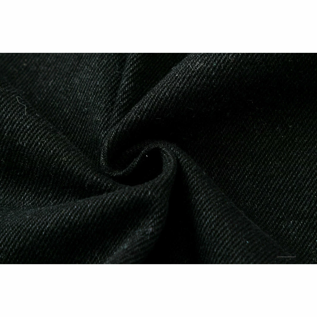 HypeYourBeast Off White Denim Black Jacket – White Hoodies & Jackets
