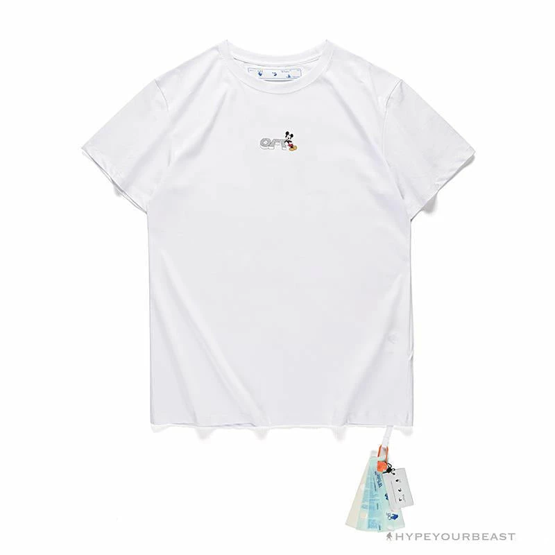 off-white mickey bluff F**e tee shirt ‘white’
