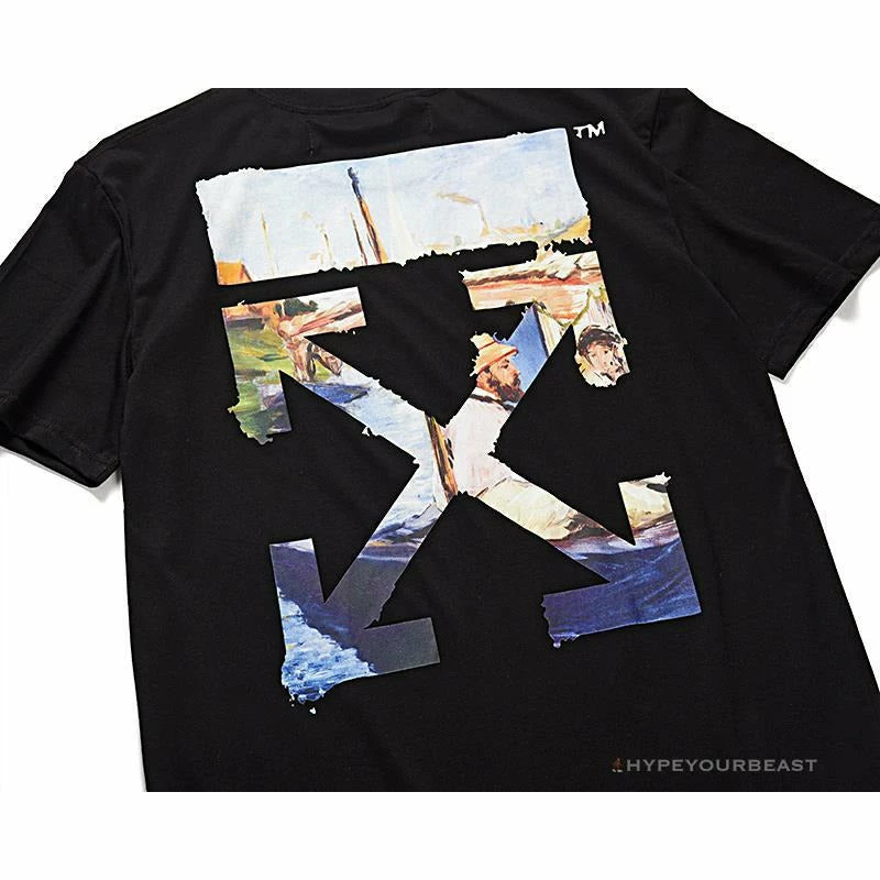 OFF-WHITE Monet Tee Shirt ‘BLACK’