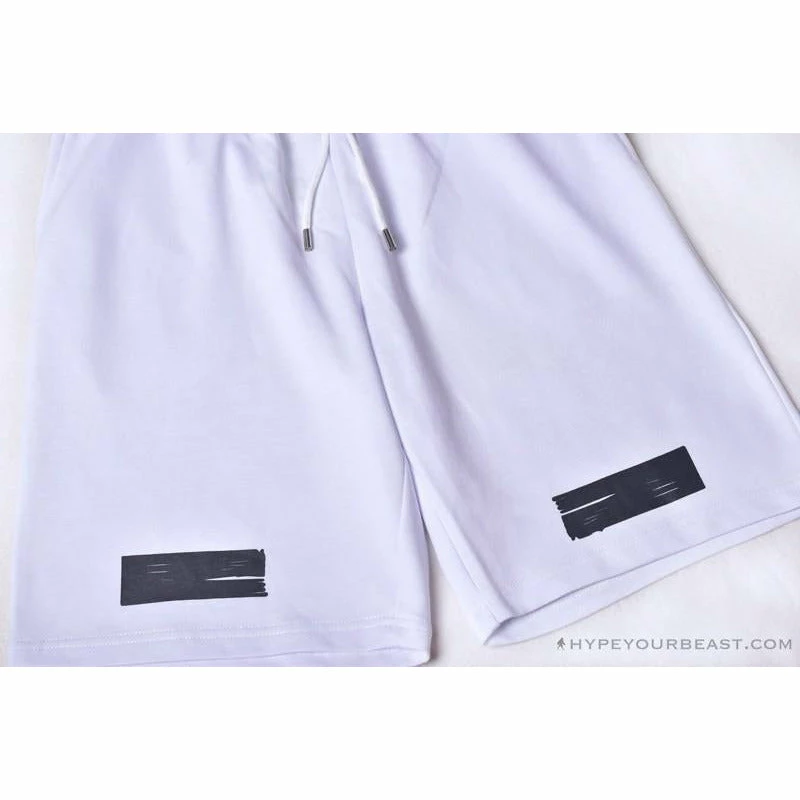 OFF-WHITE Classic Seeing Things Shorts ‘WHITE’