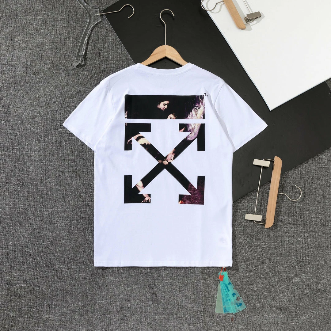 T-Shirts OFF-WHITE Mary Religious Oil Painting Tee Shirt ‘WHITE’