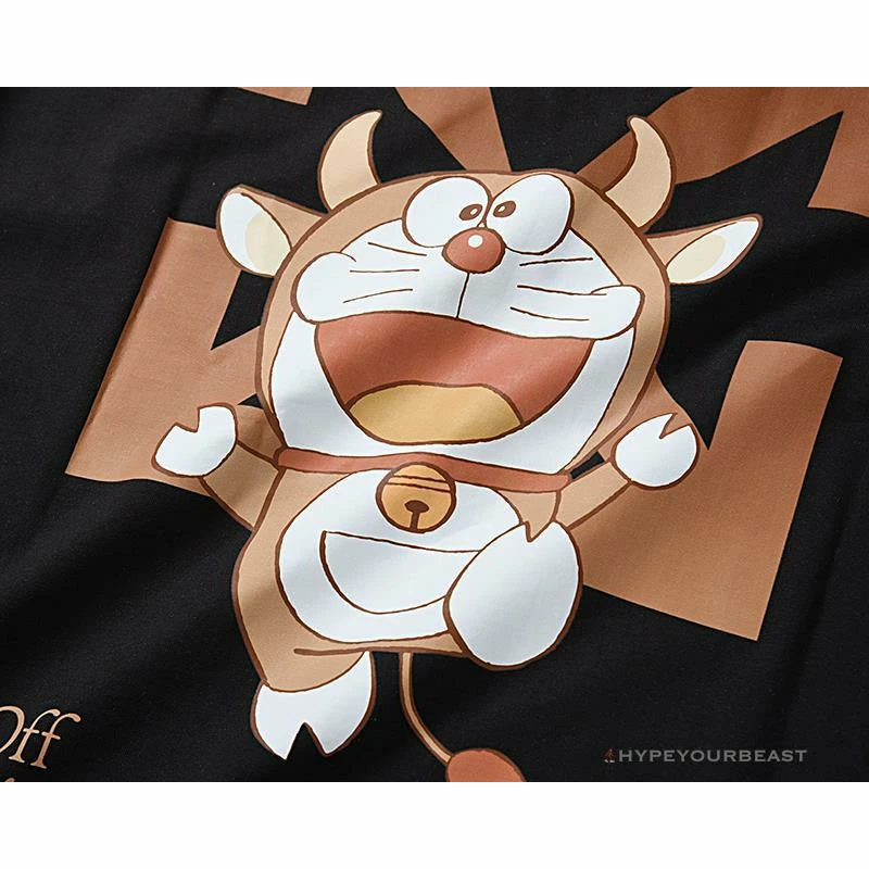 OFF-WHITE Year Of The Ox Doraemon Arrow Tee Shirt ‘BLACK’