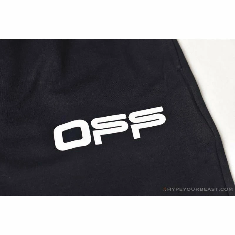 OFF-WHITE Cabin Cabbage Shorts ‘BLACK’ Pants