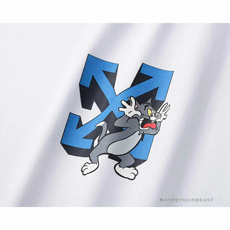OFF-WHITE Tom And Jerry Loose Tee Shirt ‘WHITE’ T-Shirts