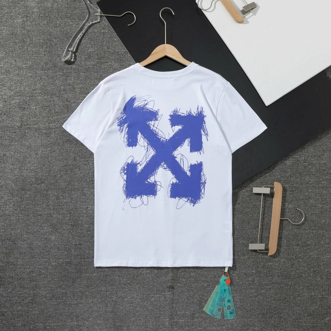T-Shirts OFF-WHITE Ballpoint Pen Depicting Pattern Tee Shirt ‘WHITE’
