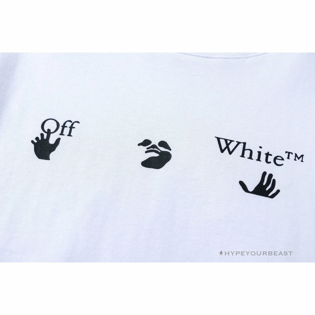 T-Shirts OFF-WHITE Sea Blue Cross Arrow Tee Shirt ‘WHITE’