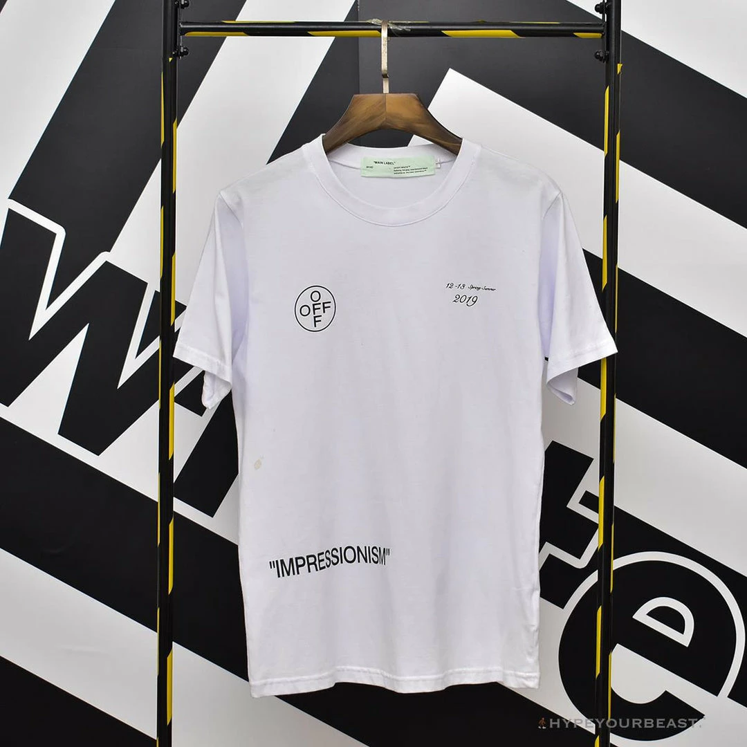 OFF-WHITE 99 Pink Arrow Tee Shirt ‘WHITE’