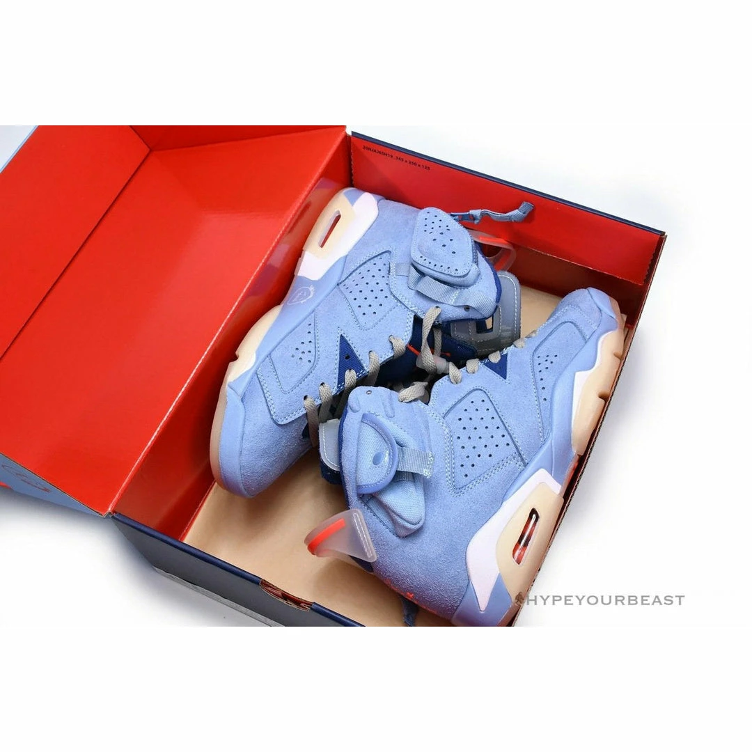HypeYourBeast Travis Scott X Air Jordan 6 ‘British Khaki Blue’