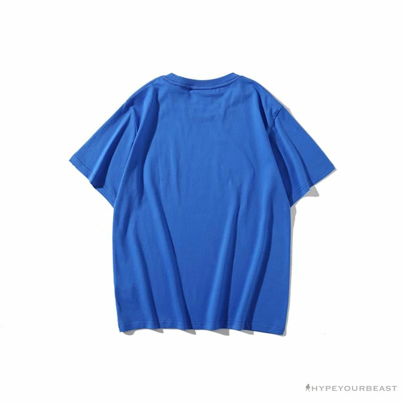Clothes BAPE Little Ape Head Colorful Classic Tee Shirt ‘BLUE’