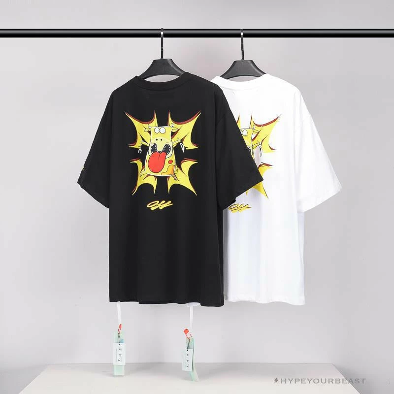 OFF-WHITE Dimensional Arrow Angry Calf Tee Shirt ‘BLACK’