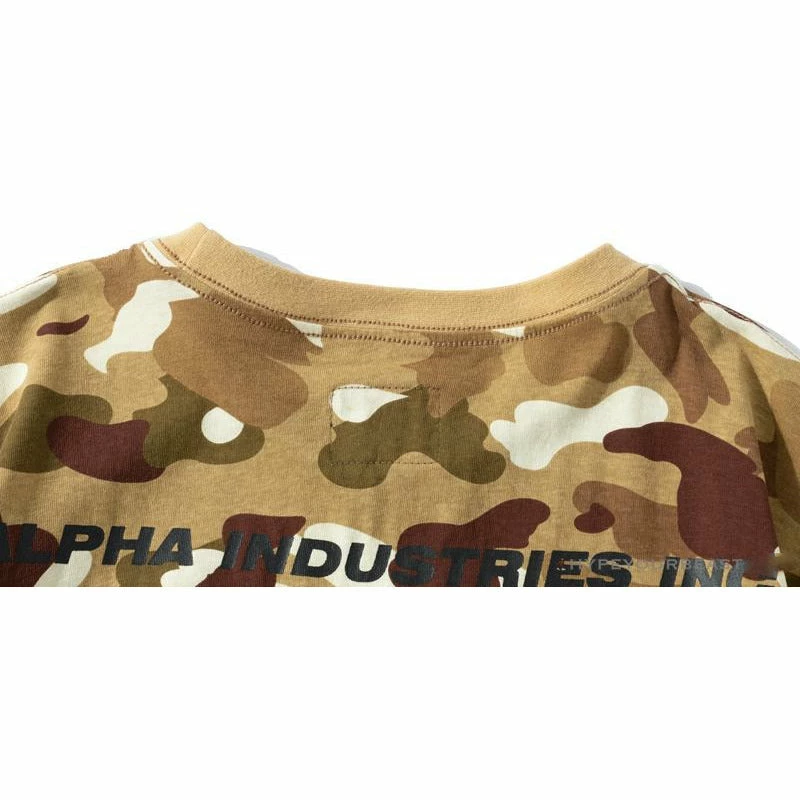 Clothes BAPE Military Style Desert Camouflage Tee Shirt ‘YELLOW’