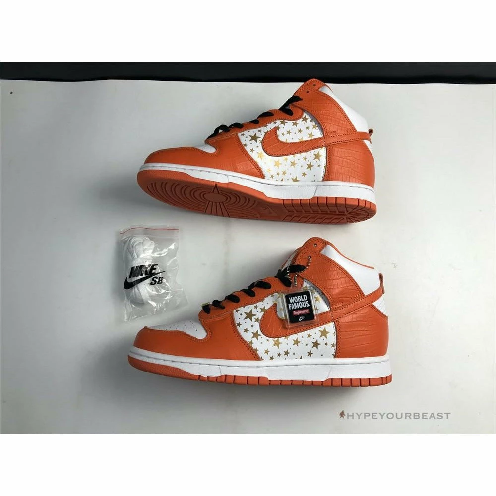 nike sb dunk high S*p*e orange blaze