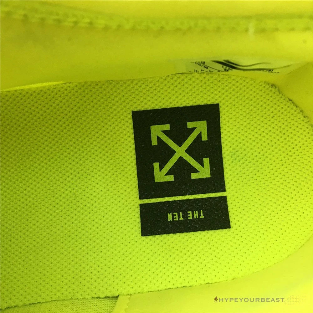 Off-White X Nike Air Force 1 Low “Volt”