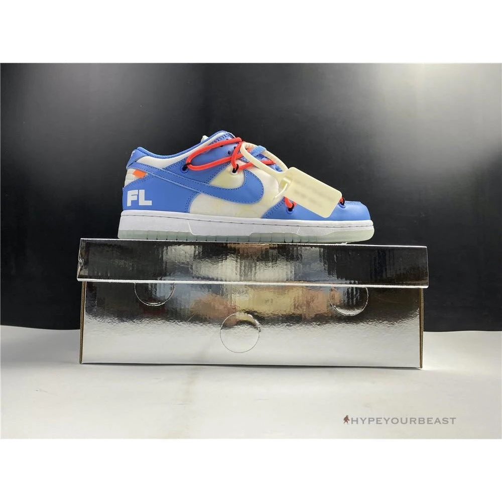 Futura X Off-White X Nike Dunk Low Blue