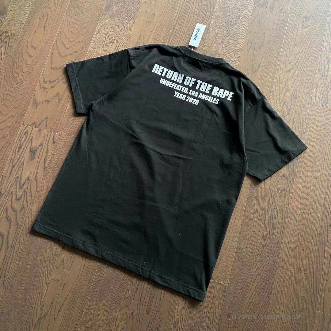 UNDFTD X Bape Tee Shirt Black Clothes