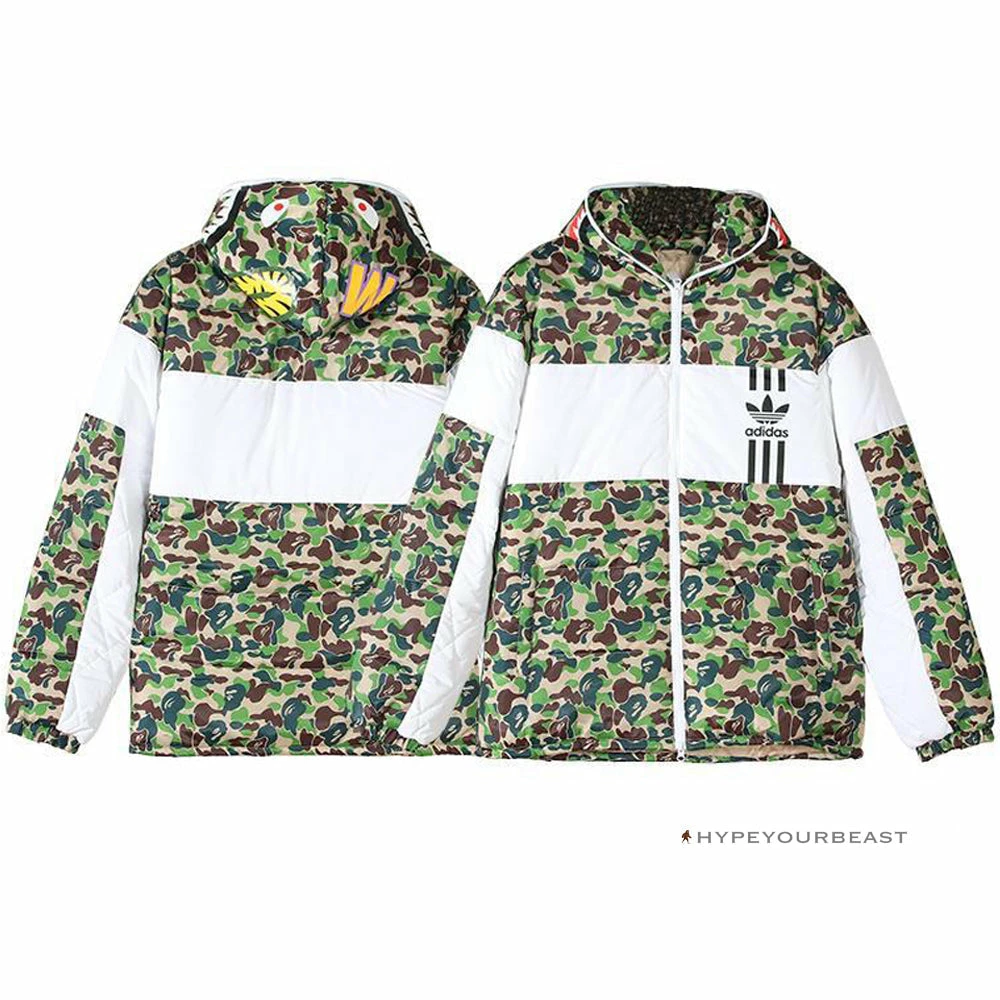 hypeyourbeast Ad*s x bape camo jacket