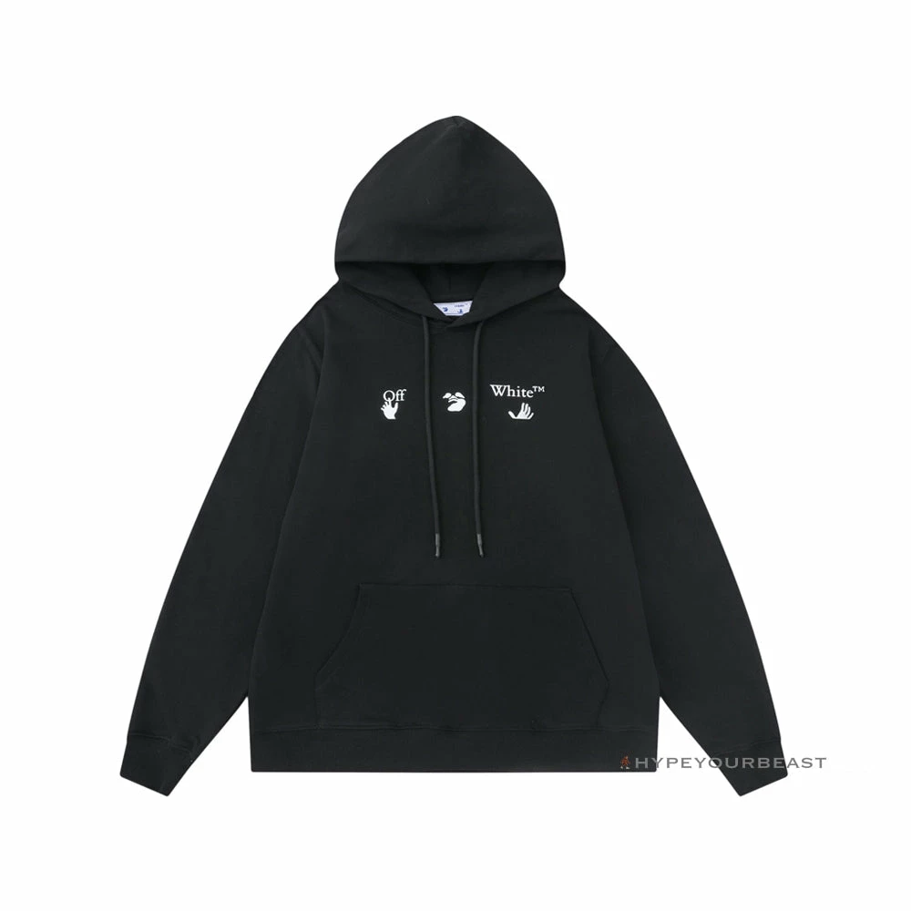 HypeYourBeast Off White Hoodie Royal – Black