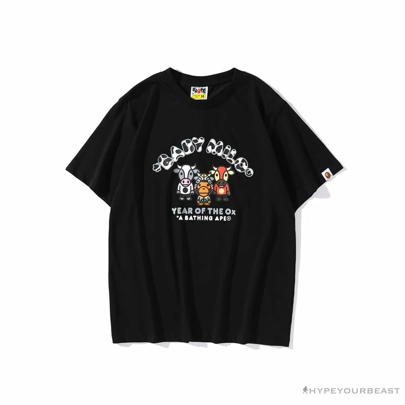 Clothes BAPE Baby Milo Year Of The Ox Tee Shirt ‘BLACK’