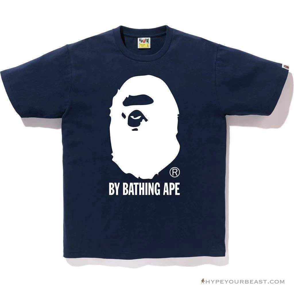HypeYourBeast Clothes Bape Tee Shirt Blue