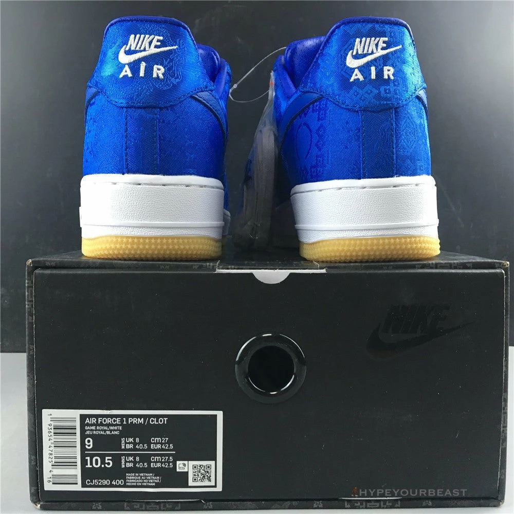 Nike Air Force 1 X Clot “Blue Silk”