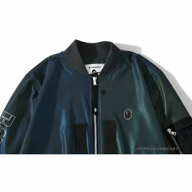 Clothes BAPE HUNTING Aurora Color Gradient Reflective Jacket