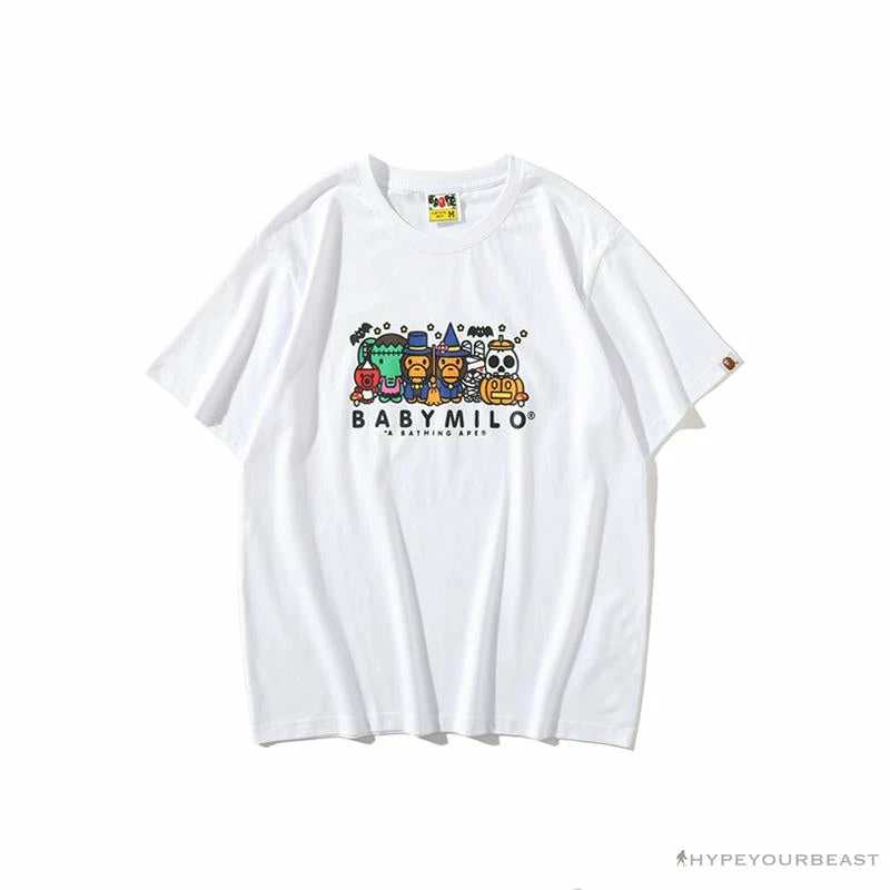 BAPE Baby Milo Halloween Tee Shirt ‘WHITE’ Clothes