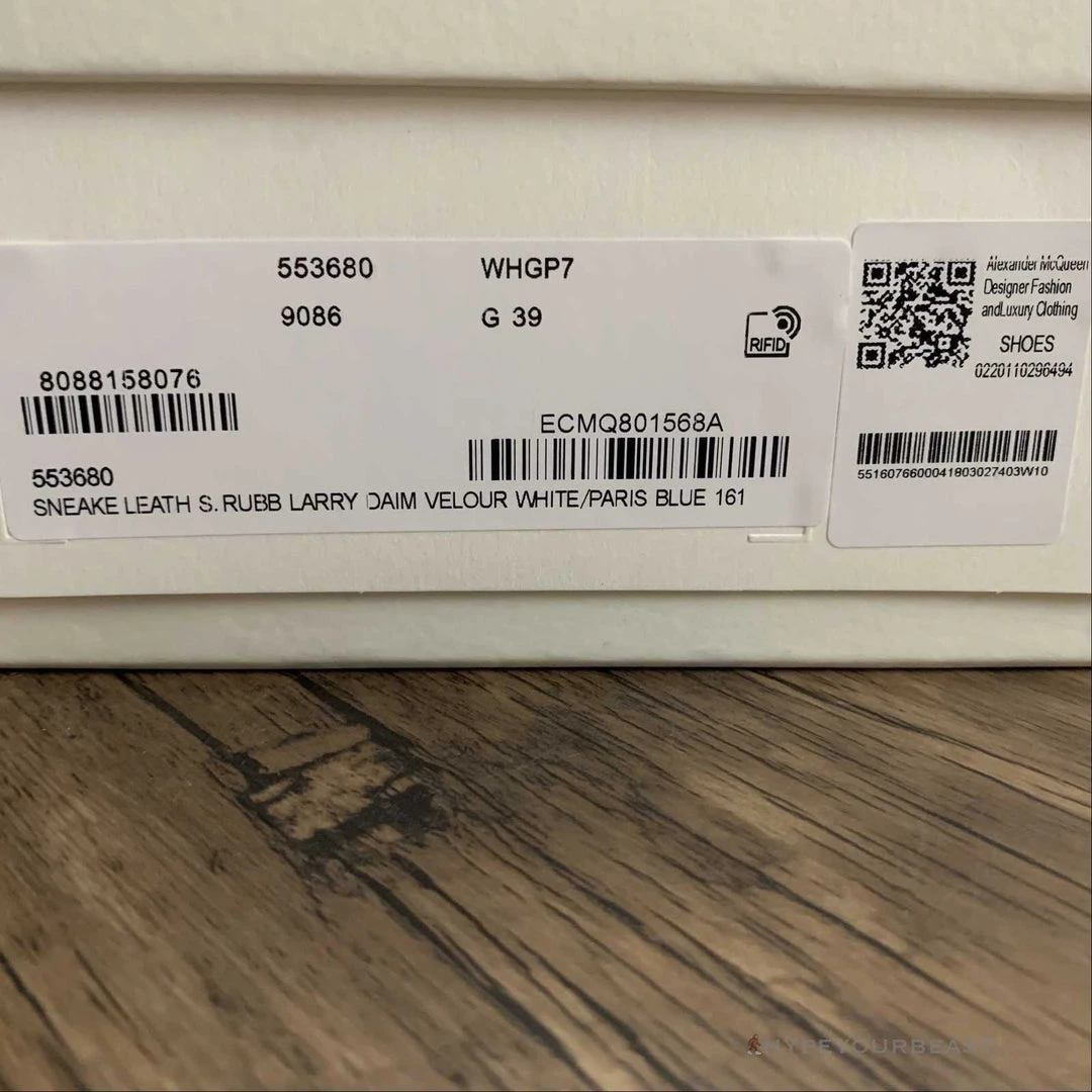 HypeYourBeast Alexander McQueen White / Pink / Red A. Mcqueen