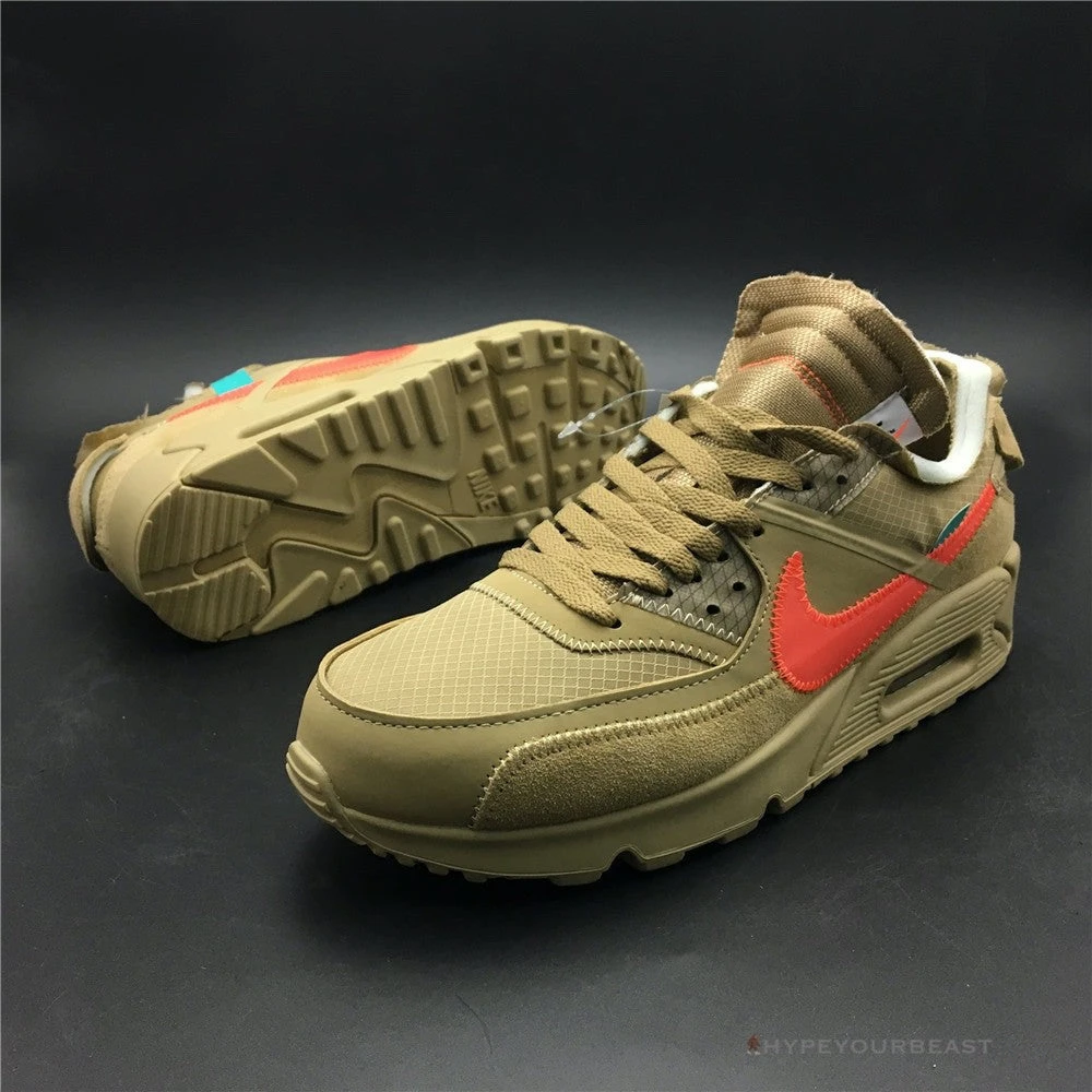 Off White X Nike Air Max 90 “Desert Ore”