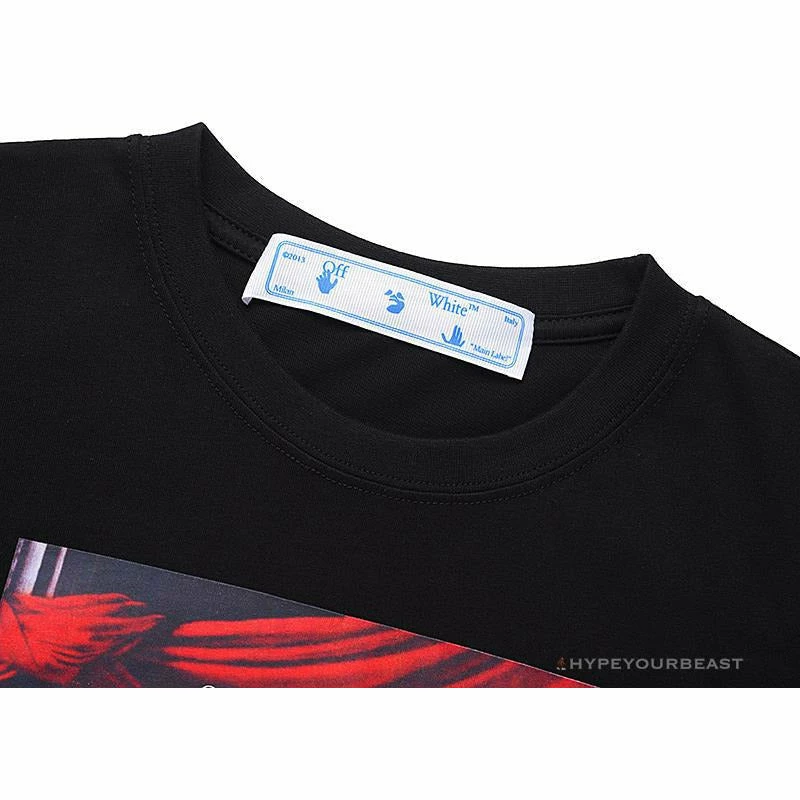 OFF-WHITE Baroque Angel Religious Painting Tee Shirt ‘BLACK’ T-Shirts