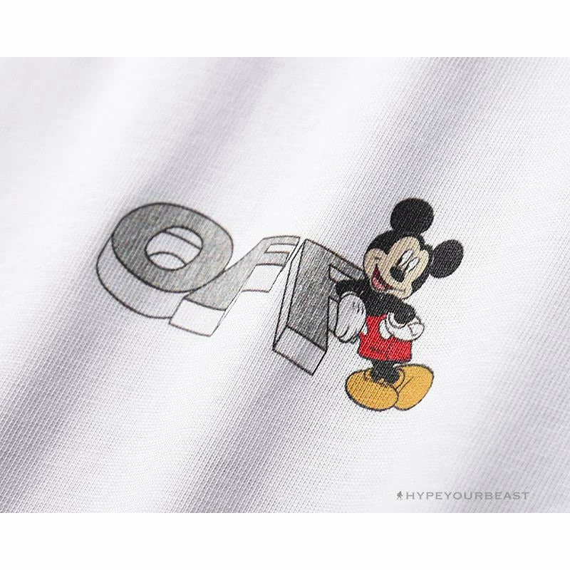 off-white mickey bluff F**e tee shirt ‘white’