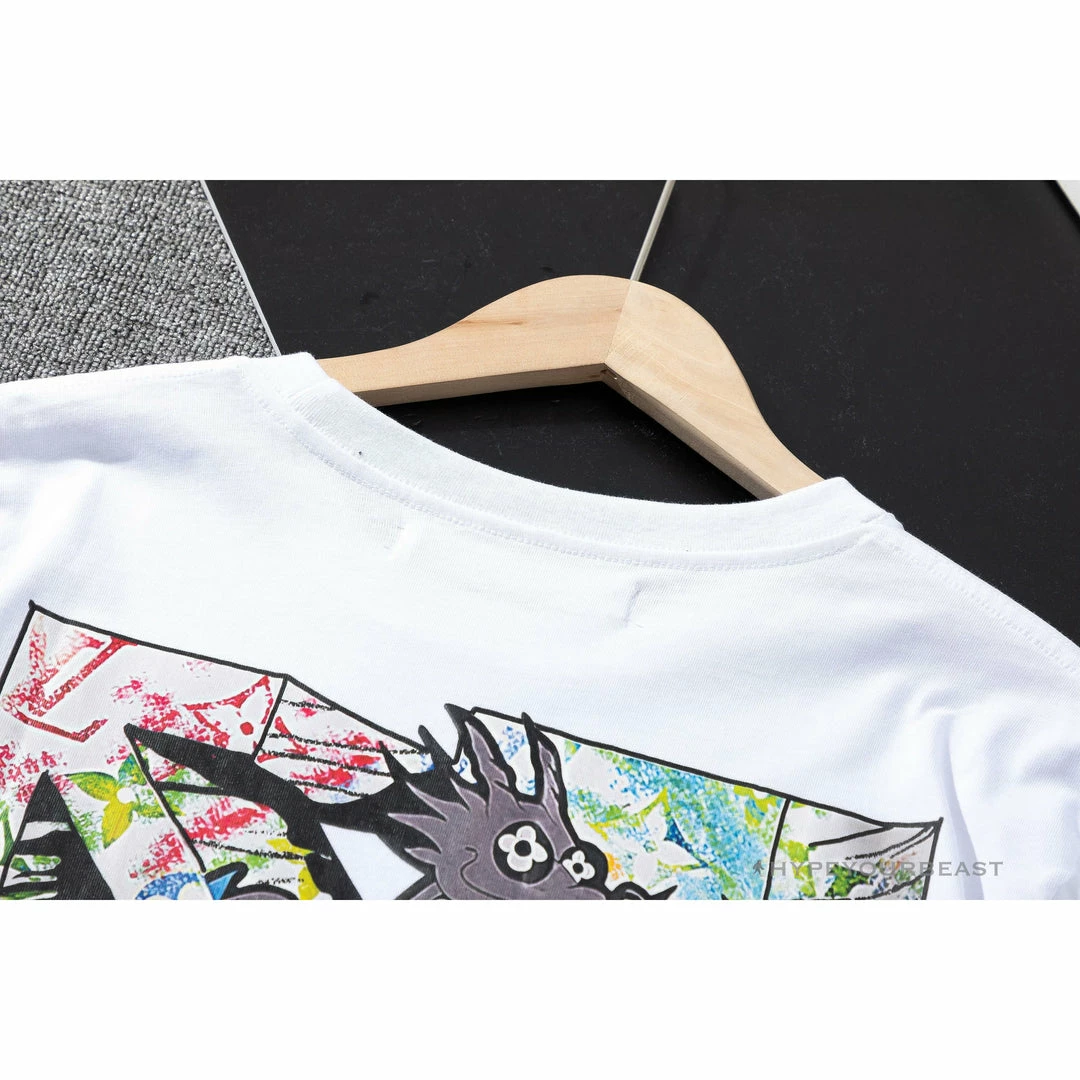OFF-WHITE LV Pattern Cartoon Series Tee Shirt ‘WHITE’ T-Shirts