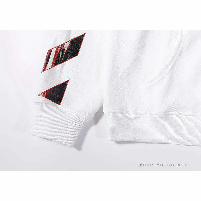 Hoodies & Jackets OFF-WHITE Skull And Writing Hoodie ‘WHITE’