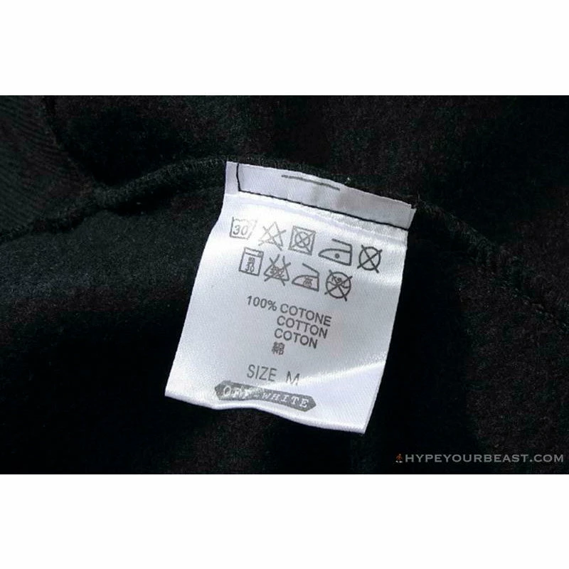 OFF-WHITE CO VIRGIL ABLOH 1863 Monet Hoodie ‘BLACK’ Hoodies & Jackets