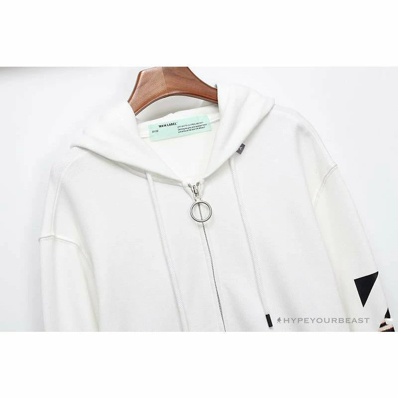 OFF-WHITE Angel Jesus Religious Print Hoodie ‘WHITE’
