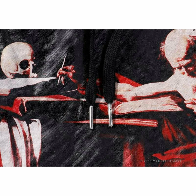OFF-WHITE Skull And Writing Hoodie ‘BLACK’ Hoodies & Jackets