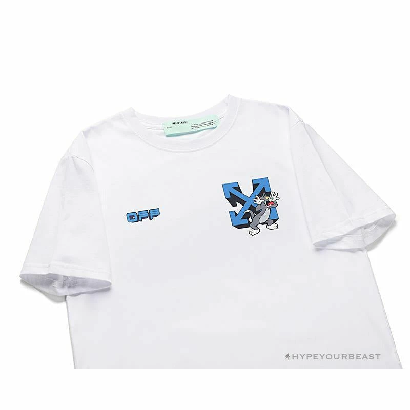 OFF-WHITE Tom And Jerry Loose Tee Shirt ‘WHITE’ T-Shirts