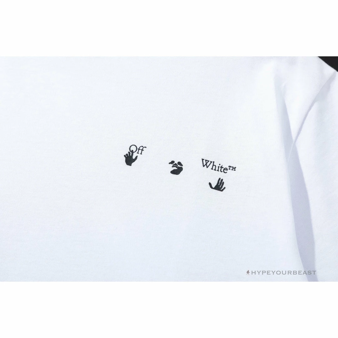 T-Shirts OFF-WHITE Skull And Writing Tee Shirt ‘WHITE’