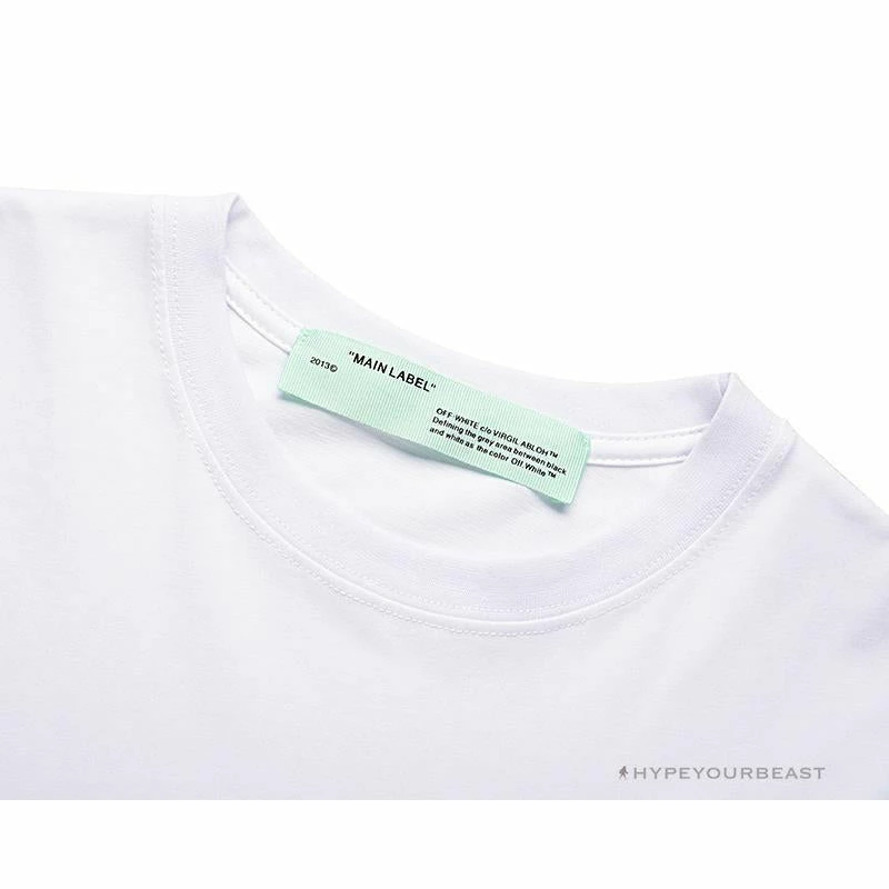 T-Shirts OFF-WHITE Joint Running Mickey Mouse Arrow Tee Shirt ‘WHITE’