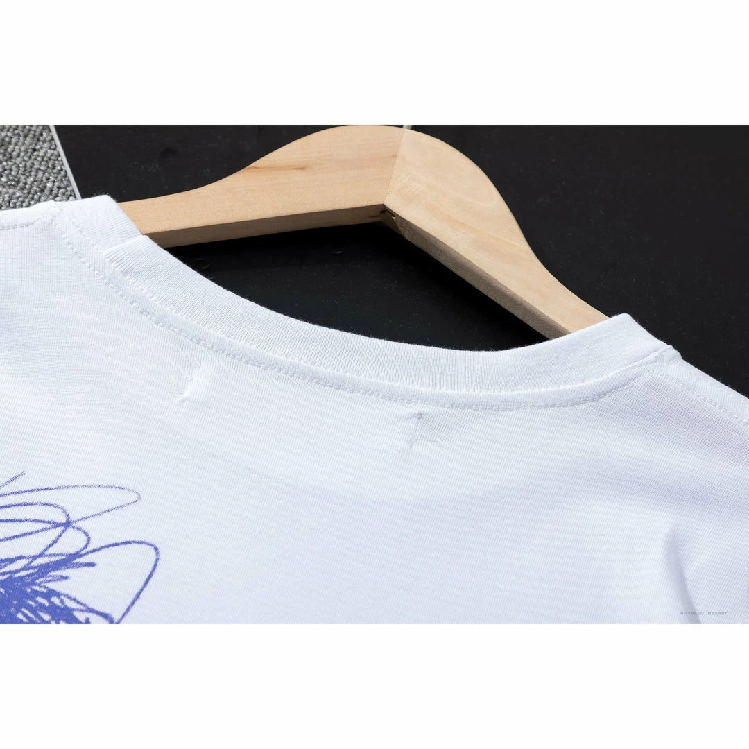 T-Shirts OFF-WHITE Ballpoint Pen Depicting Pattern Tee Shirt ‘WHITE’