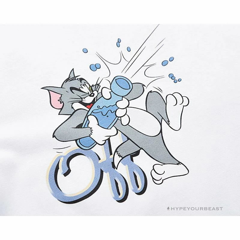 OFF-WHITE Summer Tom And Jerry Print Tee Shirt ‘WHITE’ T-Shirts
